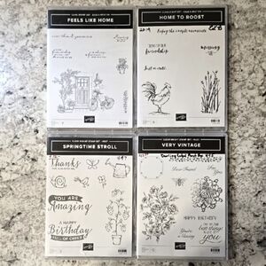 New Stampin' Up! Stamp Sets Bundle of Four